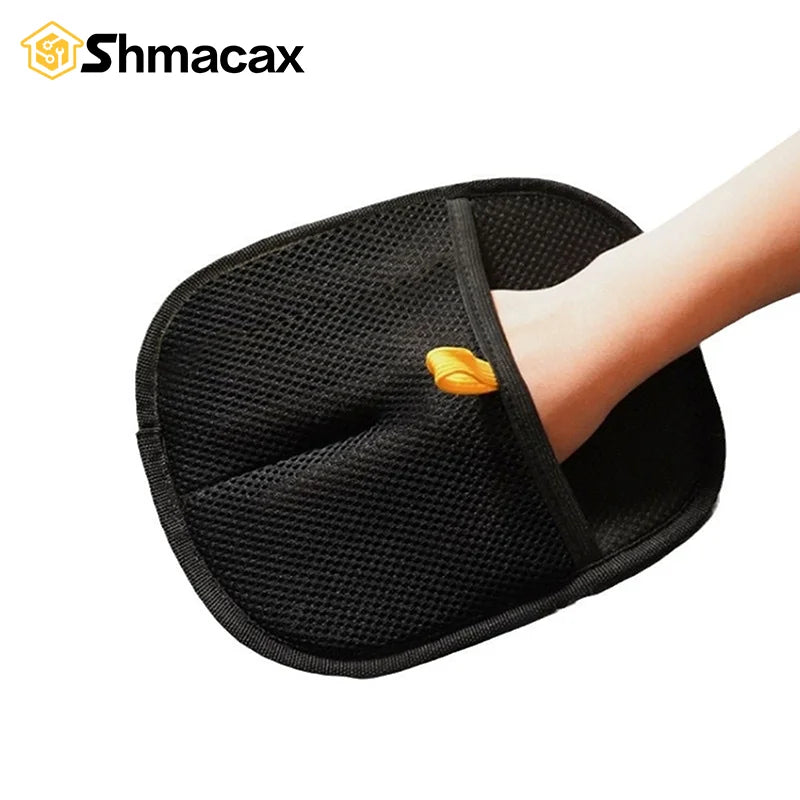 New Pet Grooming Gloves Static Dusting Brush Pet Hair Removal Gloves Remove Double Sided Two-Way Brush Sticky Hair Artifacts
